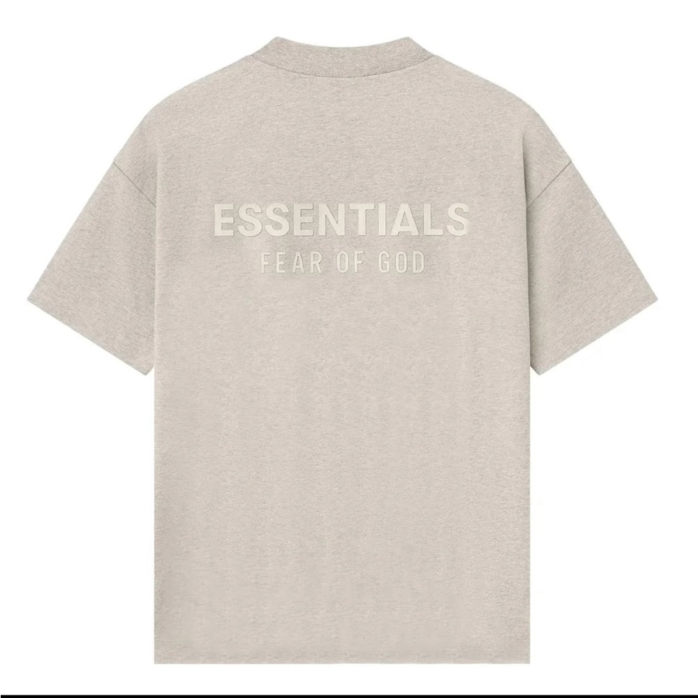 NWT - Fear of God Essentials Heather Stone Tee - Unisex S